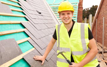 find trusted Plas Dinam roofers in Powys
